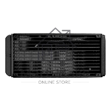 Комплект водяного охлаждения ExeGate DigitalFreezer-240.PWM.ARGB.Black (3 PIN 5V ADDRESSABLE RGB подсветка, LGA1954/1851/1700/1200/115x/2066/2011/AM5/AM4, TDP 260W, 2x Fan 120mm 4pin PWM 600-1800RPM Hydro bearing, помпа 3pin 2700RPM, макс. шум 37db, с термопастой, на винтах, черный, RET)