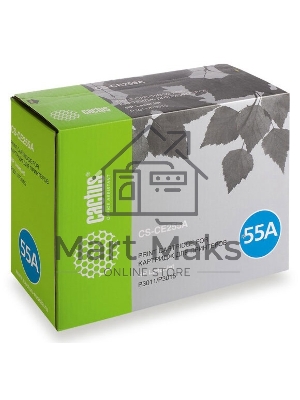 Картридж лазерный Cactus CS-CE255AS черный (6000 стр.) для HP LaserJet P3011/P3015