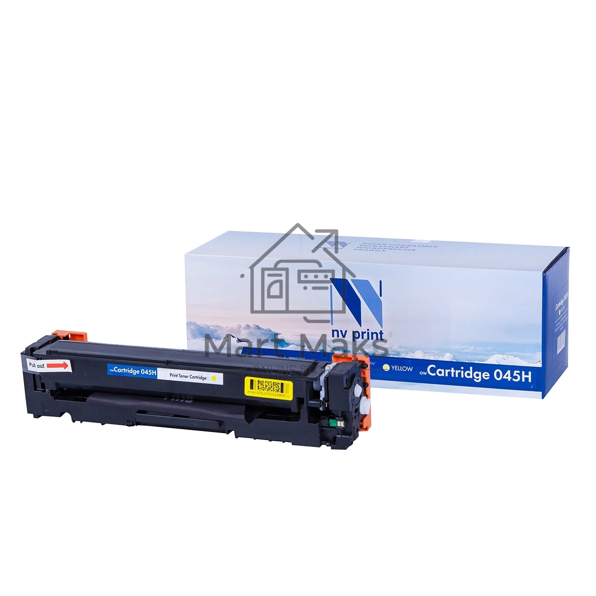 Картридж NVPrint совместимый NV-045H Yellow для Canon i-SENSYS LBP611Cn/LBP613Cdw/MF631Cn/MF633CDW/MF635Cx (2200k)