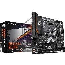 Материнская плата Gigabyte B550M AORUS ELITE, AM4, AMD B550, 4xDDR4, 4xSATA, 2xM.2, 1xPCI-E 4.0 x16, 1xPCI-E 3.0 x4, 1xPCI-E x1, 1xHDMI, 1xDVI-D, 1x 1Gb LAN, 4xUSB-A 2.0, 4xUSB-A 3.2 Gen 1, 3x3.5 мм, 7.1, Micro-ATX