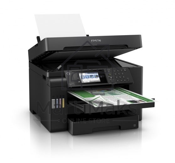 МФУ струйный Epson L15150, (A3, ADF, duplex, 35 стр./мин., Ethernet, Wi-Fi черный)