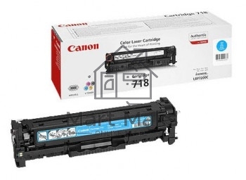 Картридж лазерный Canon Cartridge 718C (2661B002) голубой (2900 стр.) для Canon LBP7200/MF8330/8350