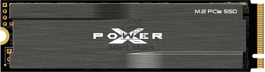 Накопитель SSD Silicon Power XD80, 1Tb, PCIe 3.0 x4, M.2 2280, NVMe, R/W 3400/3000