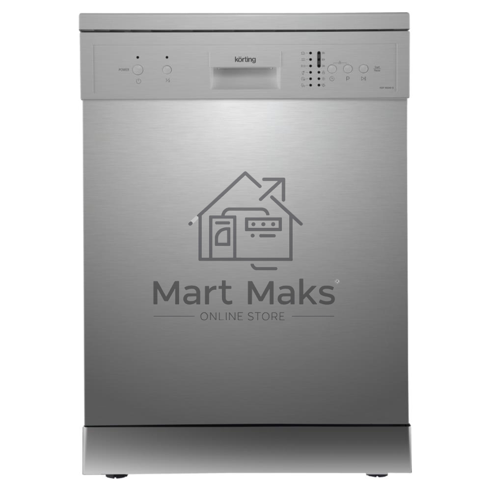 Посудомоечная машина Korting KDF 60240 S / Отдельност., 60 см, А++/A/A, электронное управление, 6 программ: нормальная, ЭКО, стекло, интенсив, 90 мин, быстрая; 14 компл., LED индикаторы, активная сушка, таймер отложенного старта 3/6/9 часов, половинная загрузка, защита от протечек, cлайдерный диспенсер для моющих средств, Тестер для определения уровня жесткости воды в комплекте, Ур.шума 49 дБ, - серебристый