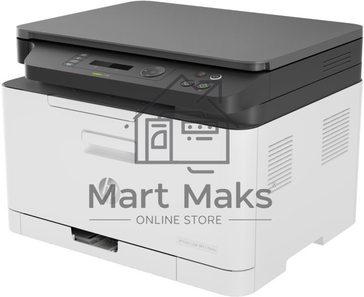 МФУ лазерное HP Color 178nw (4ZB96A), A4, цветной, печ. до 18 стр/мин. (ч/б) до 4 стр/мин. (цвет), 600 x 600 dpi, USB, RJ-45, Wi-Fi, Air Print, Mopria