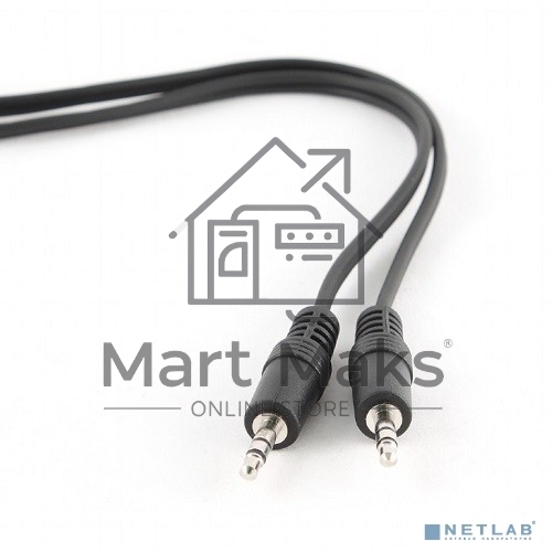 Кабель аудио Cablexpert CCA-404-3M, Jack3.5 - Jack3.5, 3м