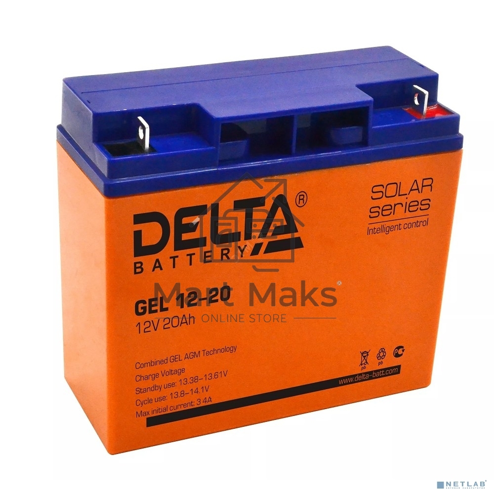 Батарея для ИБП Delta GEL 12-20 12В 20Ач