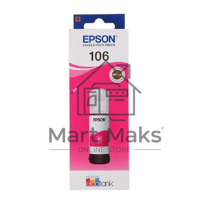 Картридж струйный Epson 106M C13T00R340 пурпурный (70мл) для Epson L7160/7180