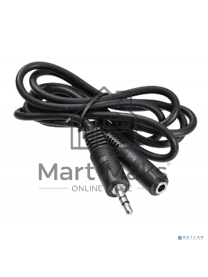 Кабель-удлинитель аудио Buro Jack 3.5 (m)/Jack 3.5 (f) 2м. черный BAAC003-2
