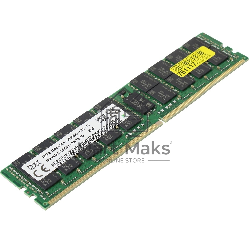 Оперативная память Hynix, DDR4, 128GB (1x128GB), 3200MHz, CL22, ECC, LRDIMM