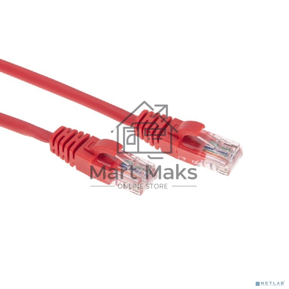 Патч-корд U/UTP Rexant кат.6, RJ45-RJ45, неэкранированный, 26AWG, LSZH, красный, 1.5 м