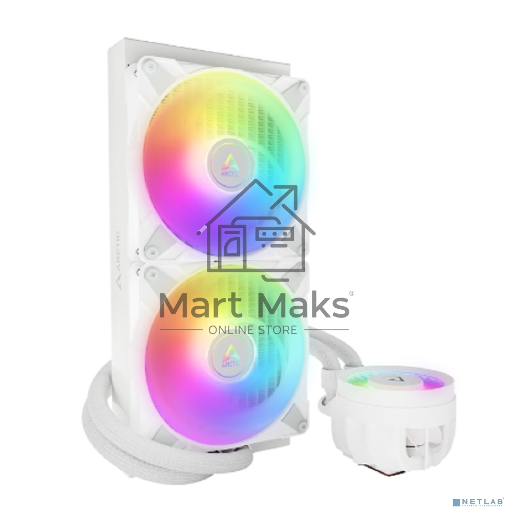 Система жидкостного охлаждения Arctic Liquid Freezer III 280 белый, 140 мм, алюминий/медь, 2800 об/мин, 26 дБ, 4 pin, 260 Вт