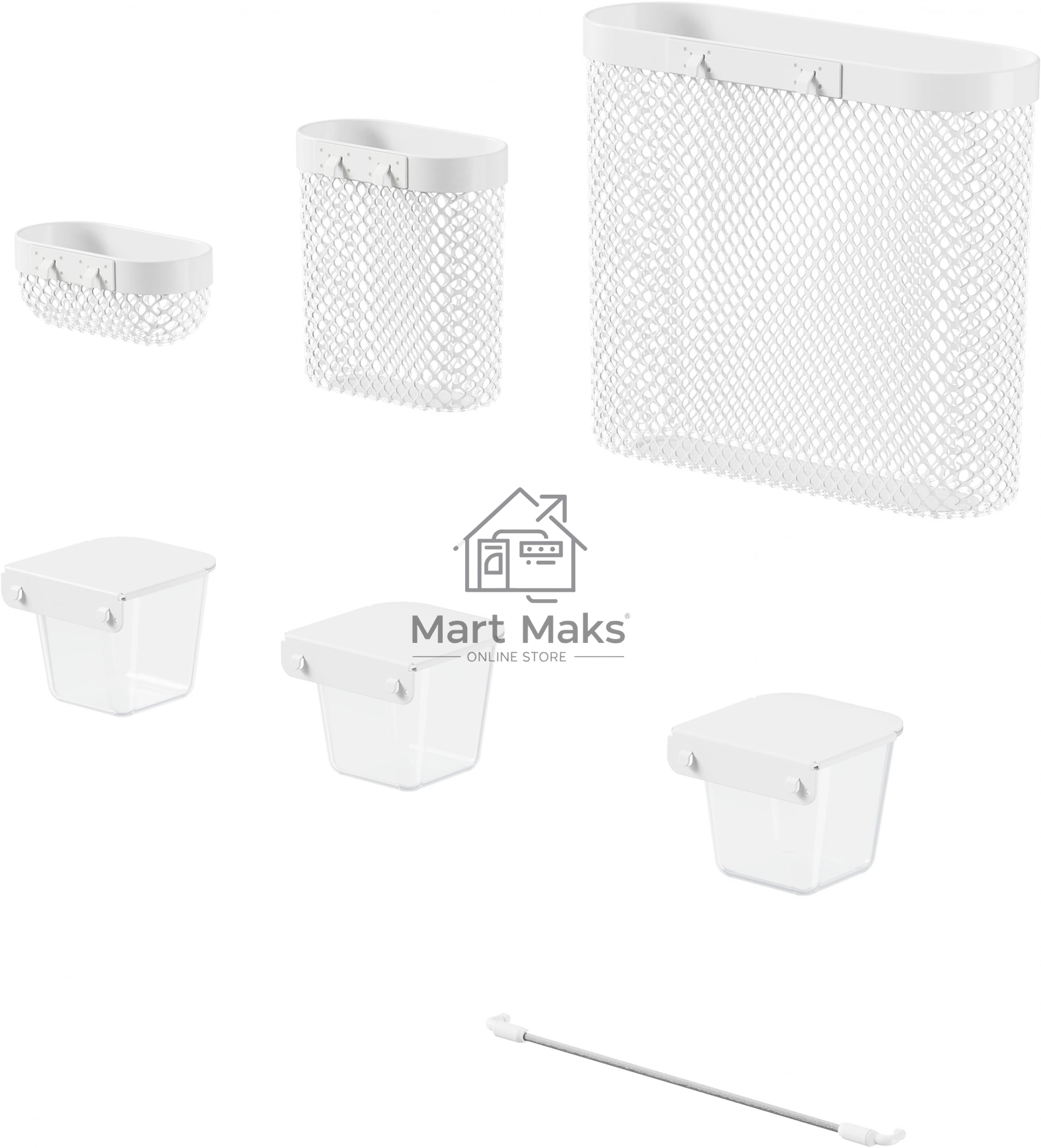 Лотки Cactus CS-PB-SET1 белый