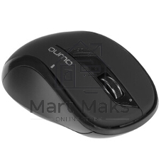 Мышь беспроводная Qumo Office Line Black M78 черный, 1600 dpi, радиоканал, USB, кнопки - 6
