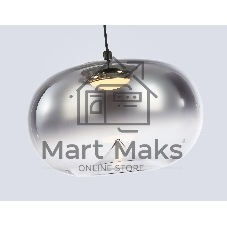 Подвесной светодиодный светильник Ambrella light LH11099/3 BK/SM черный/дымчатый 12W 3000K D350*1505