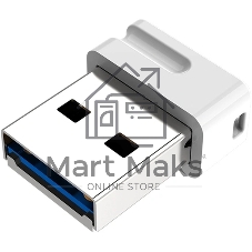 Флешка USB Netac U116 mini (NT03U116N-064G-32WH), 64Gb, USB 3.2, R/W 90/30, белый