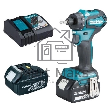 Дрель-шуруповерт Makita DDF083RFE, 18 В, 3 Ач, 40 Нм, бесщеточный