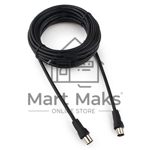 Кабель телевизионный Cablexpert, CCV-515-5M, Coaxial M/F, 5м