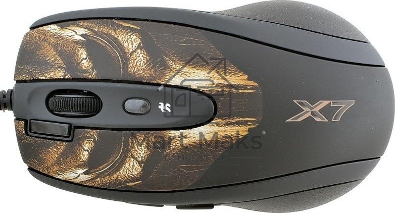 Мышь проводная A4Tech XL-750BH черный, 3600 dpi, USB, кнопки - 7