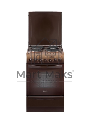Плита электрическая Gefest 5140-02 0038 коричневый, конфорок 4 электрических, духовка 55 л, 50 см x 85 см x 58.5 см