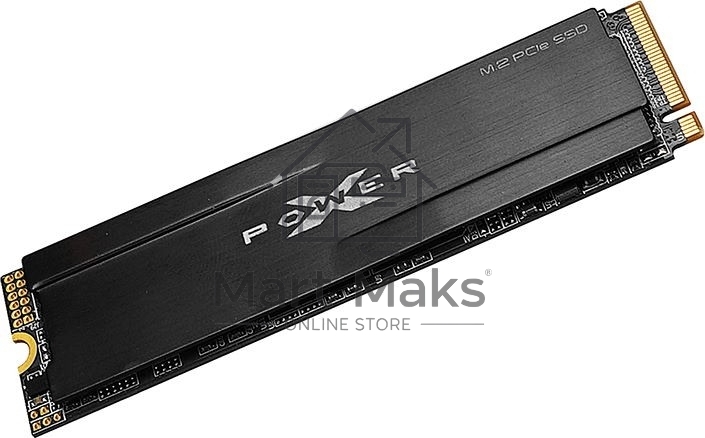 Накопитель SSD Silicon Power XD80, 1Tb, PCIe 3.0 x4, M.2 2280, NVMe, R/W 3400/3000