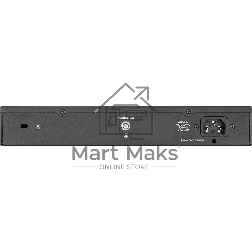 Настраиваемый L2 коммутатор D-Link DGS-1100-18PV2/A3A с 16 портами 10/100/1000Base-T и 2 комбо-портами 1000Base-T/SFP (16 портов PoE 802.3af/at, PoE-бюджет 130 Вт)