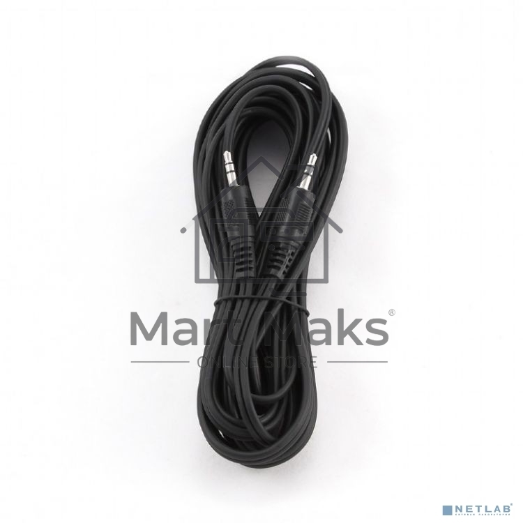 Кабель аудио Cablexpert CCA-404-3M, Jack3.5 - Jack3.5, 3м