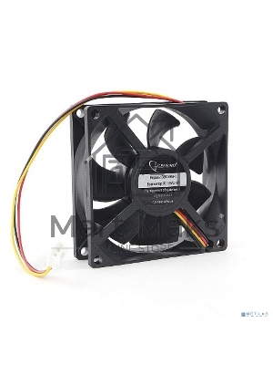 Вентилятор для корпуса Gembird D8025HM-3 черный 80мм 2600rpm 30.5db 3-pin