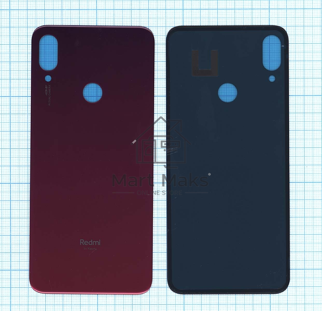 Задняя крышка для Xiaomi Redmi Note 7 красная