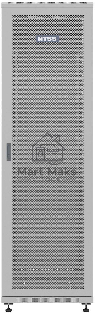 Шкаф серверный NTSS Премиум (NTSS-R22U6080PD) напольный 22U 600x800мм пер.дв.перфор. металл 900кг серый 710мм 54кг 1102мм IP20 сталь