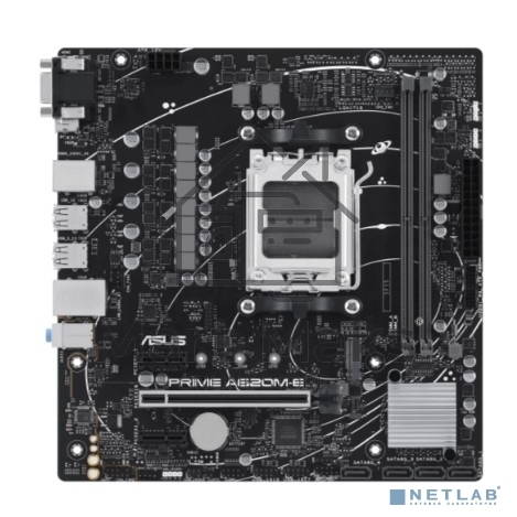 Материнская плата ASUS PRIME A620M-E-CSM, AM5, AMD A620, 2xDDR5, 4xSATA, 1xM.2, 1xPCI-E 4.0 x16, 1xPCI-E x1, 1xDisplayPort, 1xHDMI, 1xVGA, 1x 1Gb LAN, 4xUSB-A 3.2 Gen 1, 4xUSB-A 2.0, 3x3.5 мм, 7.1, Micro-ATX