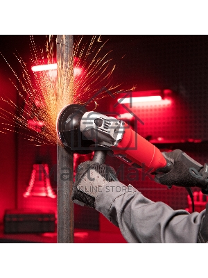 Машина шлифовальная угловая MAG125-1200, 1200 Вт, 125 мм, 12000 об/мин MTX