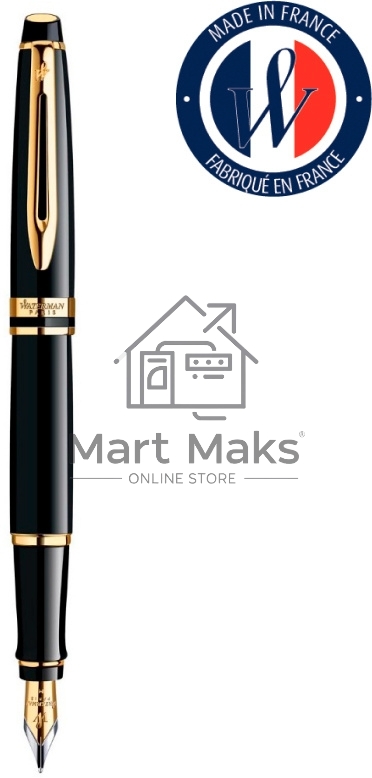 Ручка перьевая Waterman Expert 3 (CWS0951640) Black Laque GT F сталь, подарочная коробка