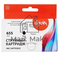 Картридж струйный Sakura CZ109AE (№655 Black) для HP, черный, 11 мл., 600 к.