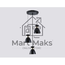 Светильник Ambrella light TR8470/3 BK/FGD черный/золото E27/3 max 60W D340*1000