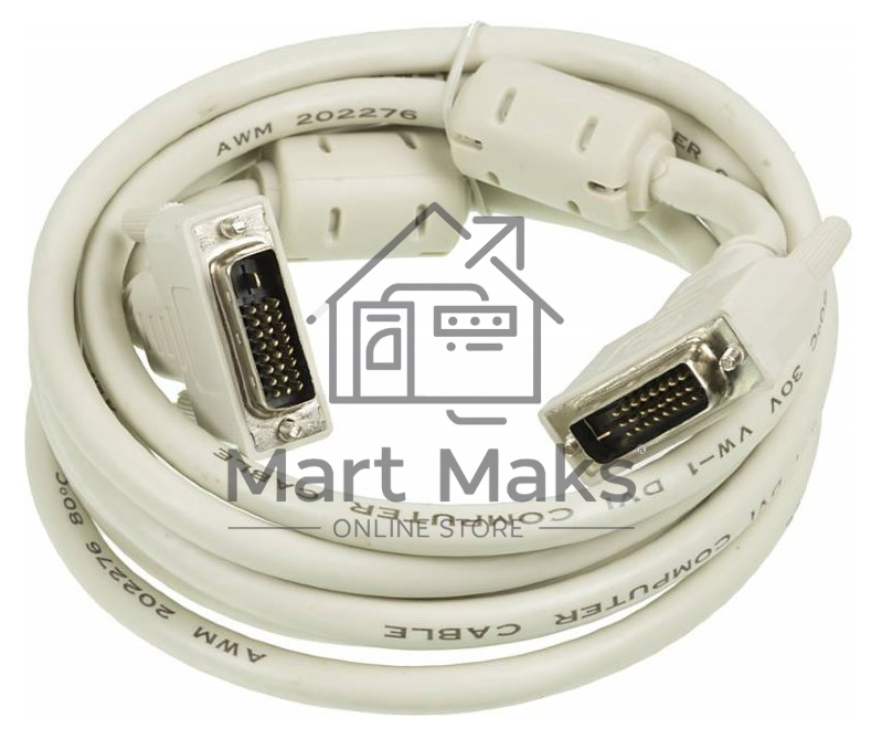 Кабель Ningbo DVI-D/DVI-D 3m Dual Link