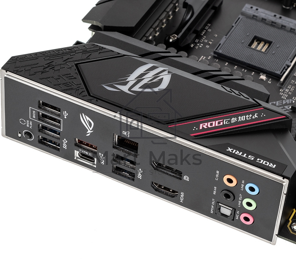 Материнская плата ASUS ROG STRIX B550-F GAMING, AM4, AMD B550, 4xDDR4, 6xSATA, 2xM.2, 1xPCI-E 3.0 x16, 1xPCI-E 4.0 x16, 3xPCI-E x1, 1xDP, 1xHDMI, 1x 2.5Gb LAN, 1xUSB 3.2 Gen 2, 4xUSB 3.2 Gen 1, 2xUSB 2.0, 5x3.5 мм, 7.1, ATX