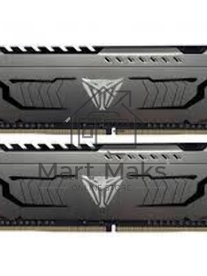 Оперативная память Patriot Viper Steel, DDR4, 16Gb (2x8 GB), 3600 MHz, CL17, DIMM, радиатор, черный