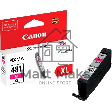 Картридж струйный Canon CLI-481XL M EMB для TS6140/TS8140/TS9140/TR8540. Пурпурный. 466 страниц.