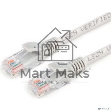 Патч-корд LSZH медный UTP Cablexpert PP30-20M cat.5e, 20м, литой, многожильный, серый