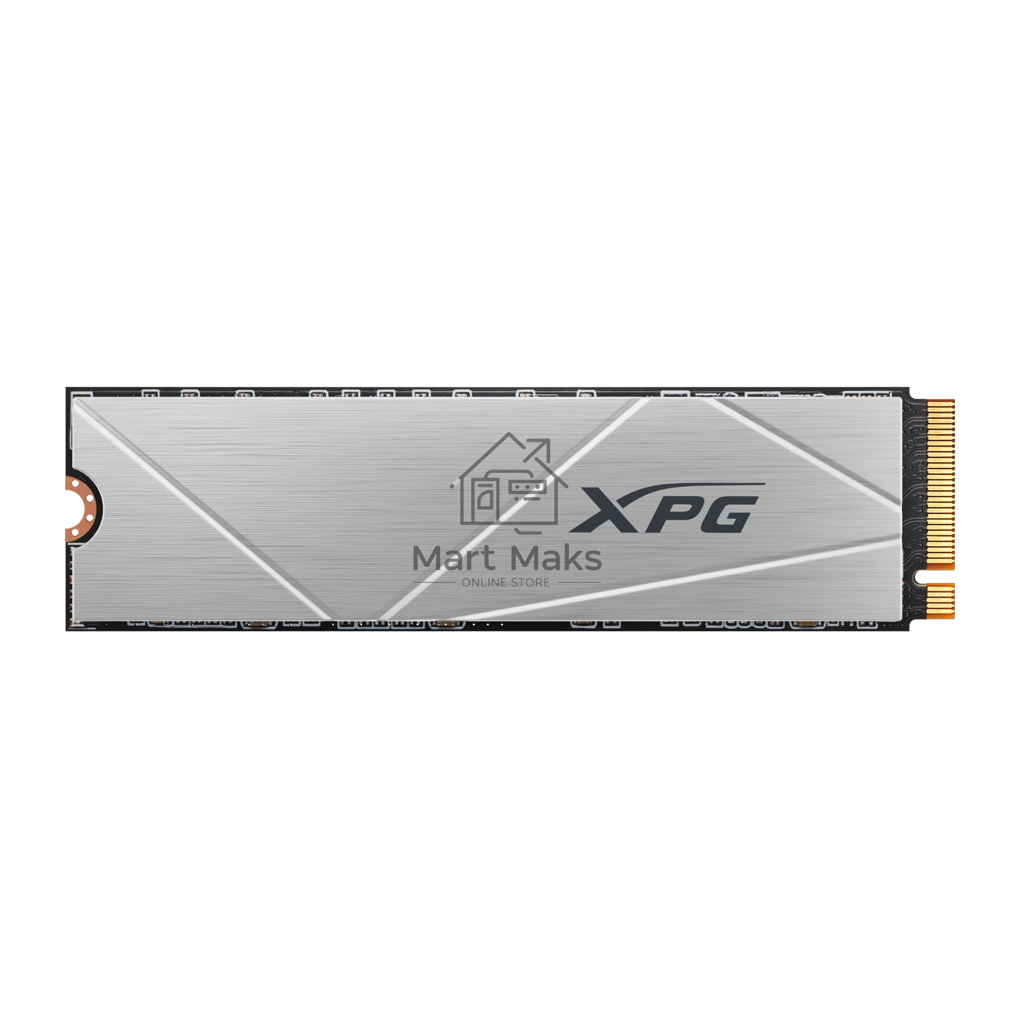 Накопитель SSD ADATA XPG GAMMIX S60, 1Tb, PCIe 4.0 x4, M.2 2280, NVMe, R/W 5000/3200, с радиатором