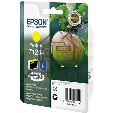 Картридж струйный Epson T1294 (C13T12944012/C13T12944011/C13T12944010) желтый, 7 мл., для SX420/425/525WD/B42WD/BX320FW