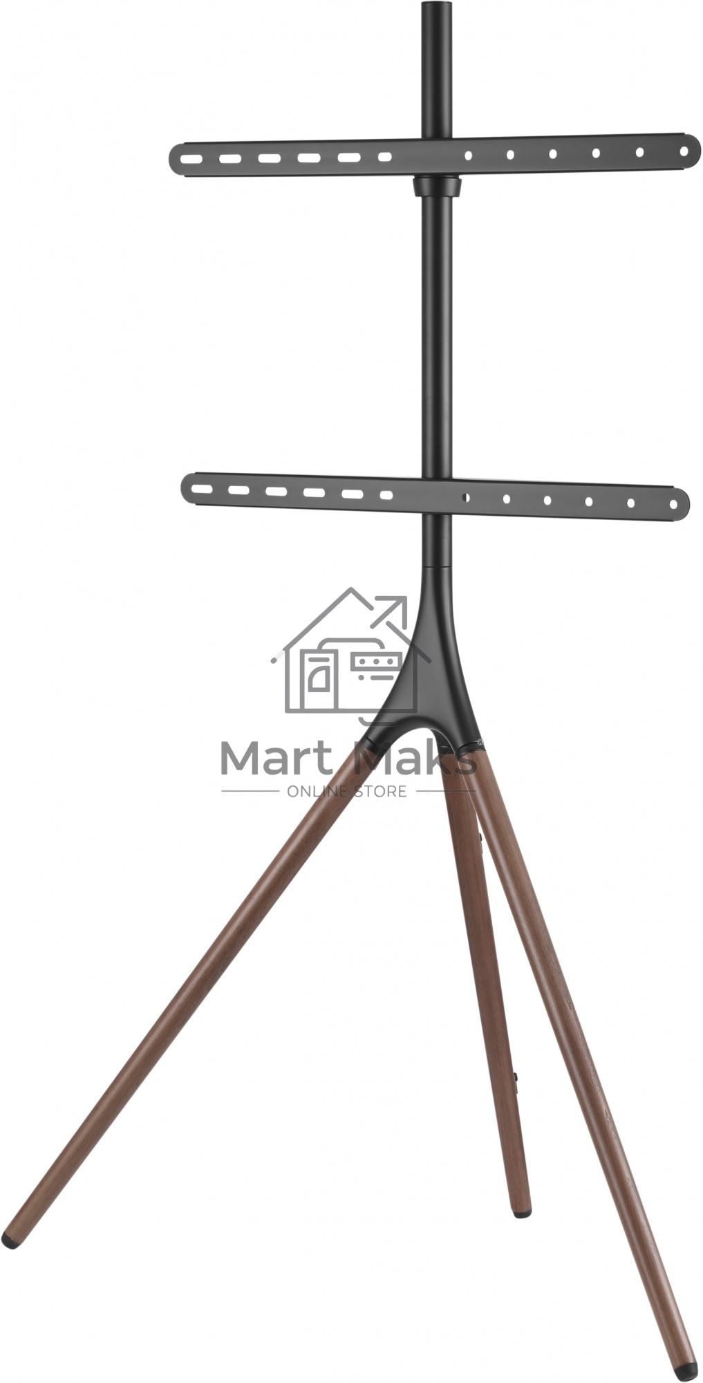 Подставка для телевизора Cactus CS-ST1246BKWN черный/орех 45