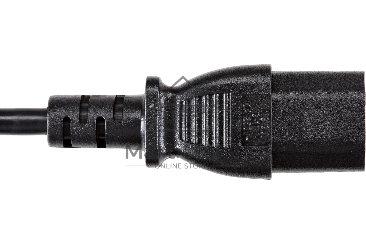 Кабель компьютер-розетка 220V EURO VDE 3G*1.0mm2 медь TELECOM TE021-CU 1,8м