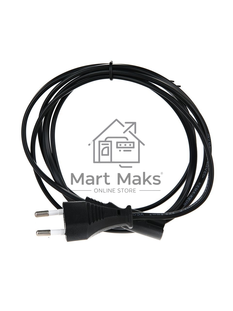 Кабель для аудио-видео техники IEC-320-C7--розетка 220V, 2-pin, 1,8м, медь, VCOM