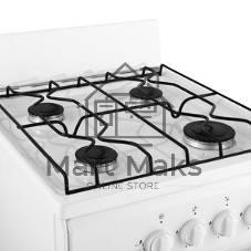 Газовая плита Flama RG 24011 W белый, конфорок 4 шт, духовка 50 л, 50 см x 85 см x 60 см