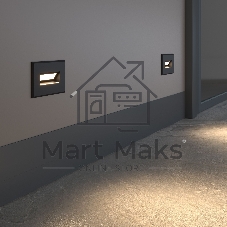 Светильник светодиодный MRL LED 1109 / Чёрный / Подсветка для лестниц