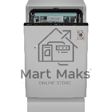 Встраиваемая посудомоечная машина Weissgauff BDW 4535 D Inverter AutoOpen Timer Floor узкая