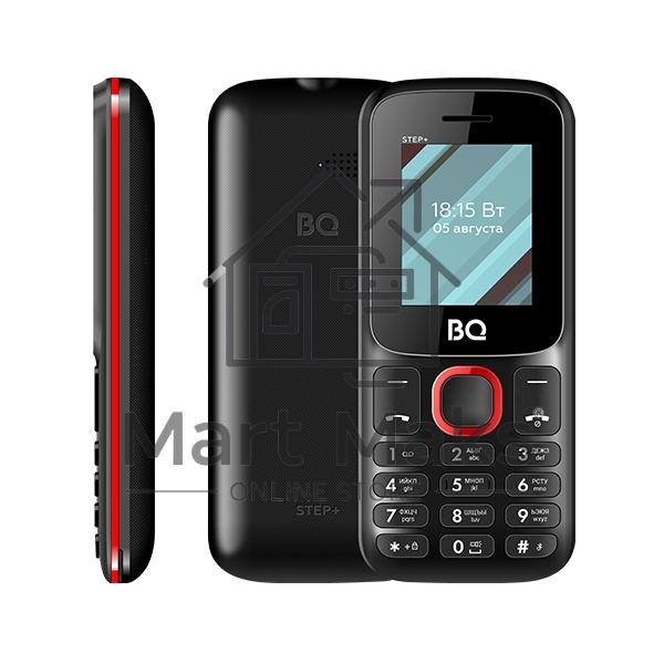 Мобильный телефон BQ 1848 Step+ черный/зеленый