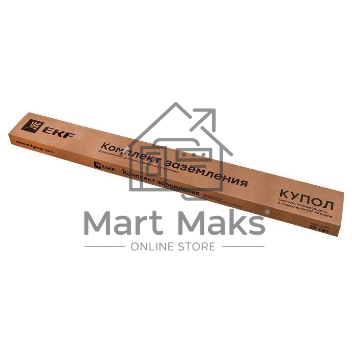 Комплект заземления верт. с заострением d16 дл.3м (2х1.5м) HZ EKF gc-21301
